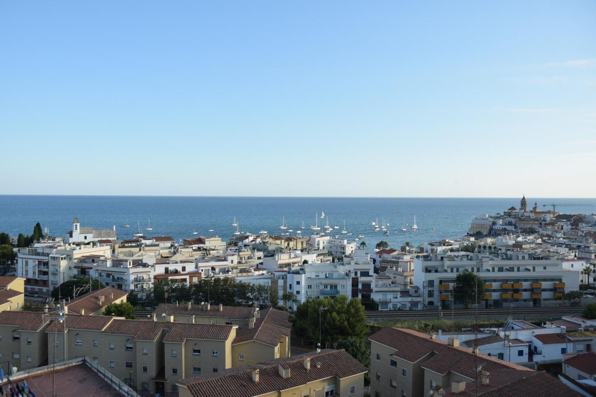 Apartamento Marinero, Vistas Impresionantes. 시체스 외부 사진