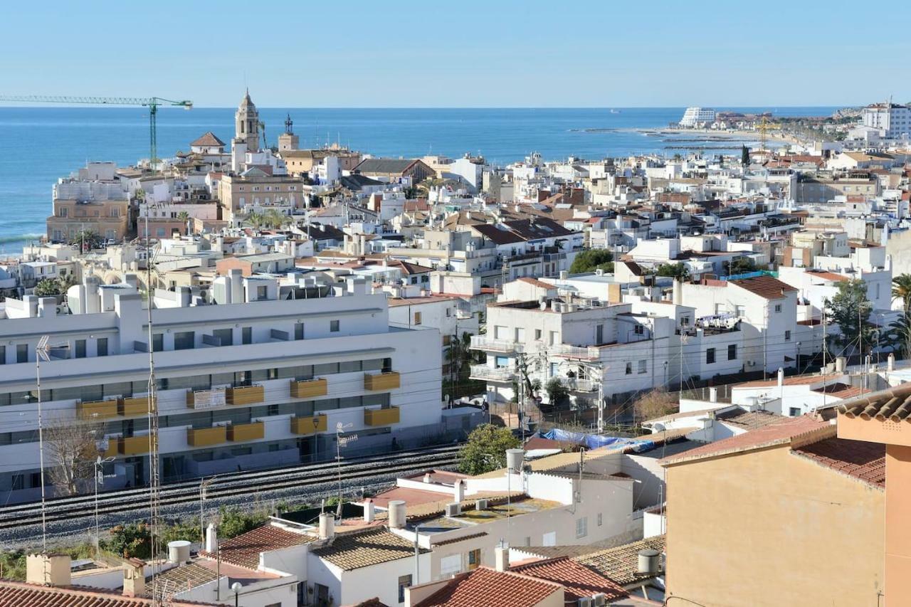 Apartamento Marinero, Vistas Impresionantes. 시체스 외부 사진